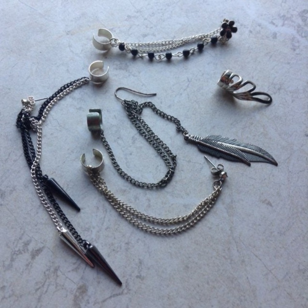 Bundle of 5 Ear Cuffs